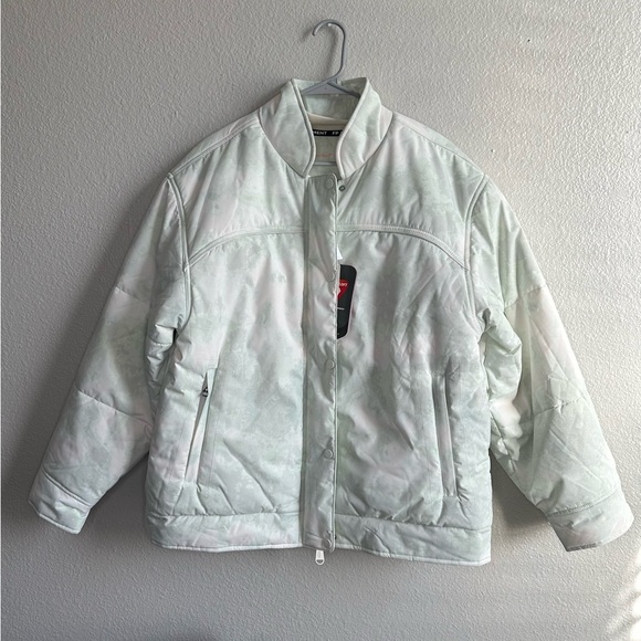 NWT Free People Movement Bunny Slope Printed Puffer Mountain Mist Mint Large - Picture 3 of 13